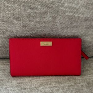 Kate Spade Scarlet Red Wallet